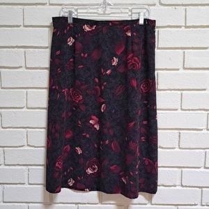 Laura Scott Floral Skirt. Size Large. NWOT